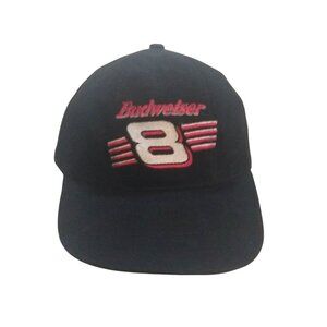 Vintage 90's "Budweiser #8" Strapback Official Nascar Hat-Dale Earnhardt Jr.